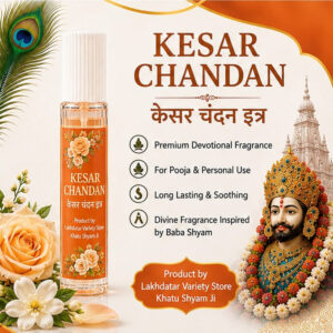 Keshar Chandan KhatuShyam Ji Attar – Premium Floral Fragrance for Pooja & Personal Use”.(30ml/60ml) - Image 3