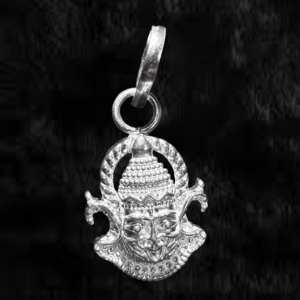 Small Silver Idol Baba Shyam Ji Pendant - Image 2