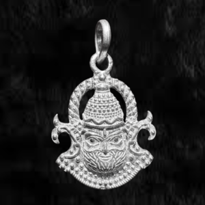 Big Silver Idol Baba Shyam Ji Pendant - Image 2