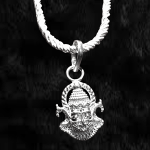 Small Silver Idol Baba Shyam Ji Pendant - Image 1