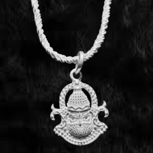 Big Silver Idol Baba Shyam Ji Pendant - Image 1
