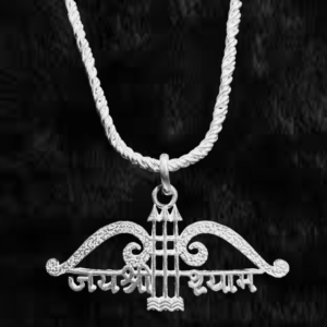 Big TeenBan Silver Shyam Ji Pendant - Image 1