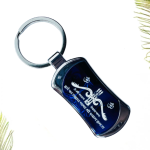 Steel Tinbaan Shyam Ji Keychain (Blue) - Image 1