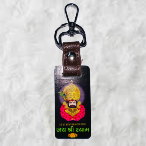 Wooden With Lock Shyam Ji Keychain - Image 3