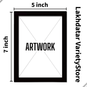 Black Face Khatushyam Ji  Photo Frame Size 5X7 - Image 4