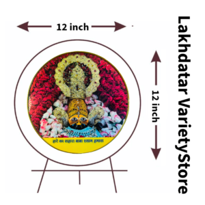 Real Face Khatushyam Ji Crystal Resine Art Photo Frame Size 12X12 - Image 4