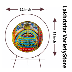 Real Face Khatushyam Ji Crystal Resine Art Photo Frame Size 12X12 - Image 4