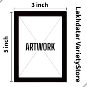 Khatu Shyam ji Black Shyam Photo Frame With Sine Size 3X5 - Image 4