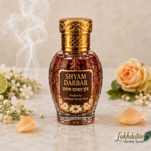 🦚 Khatushyam Ji Shyam Darbar Premium Attar – 12ML | Roll-On Fragrance | 🌸 Pooja & Personal Use | ✨ Long-Lasting Divine Aroma
