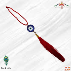 Khatu Shyam Ji Eviel Eye Round shape Hanging Latkan - Image 2
