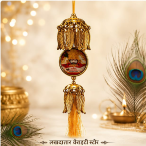 🦚 **Khatu Shyam Ji “Jai Shri Shyam” Premium Wooden Hanging – Adjustable 25–35CM | Car, Home & Mandir Decor | Shyam Baba Hanging** 🙏✨
