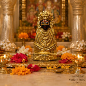 π¦ Khatu Shyam Ji Premium Brass Idol π | Brass Murti | Pooja, Mandir & Home Decor β¨(3 Inch) - Image 4