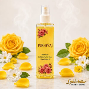 🦚 Khatu Shyam Ji Pusphraj Attar 🌸 – Premium Fragrance Spray | 200 ML | 🙏 Pooja & Personal Use | ✨ Long-Lasting Aroma