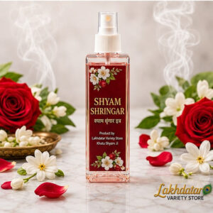 🦚 Khatu Shyam Ji Shyam Shringar Attar 🌸 – Premium Fragrance Spray | 200 ML | 🙏 Pooja & Personal Use | ✨ Long-Lasting Aroma