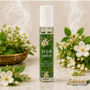 Tulshi KhatuShyam Attar – Premium Floral Fragrance for Pooja & Personal Use”.(30ml/60ml)