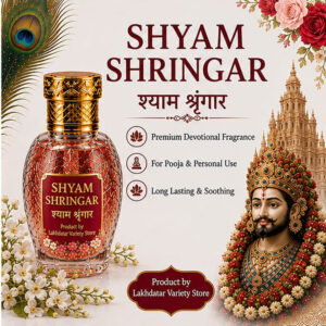 🦚 Khatushyam Ji Shyam Shringar Premium Attar – 12ML | Roll-On Fragrance | 🌸 Pooja & Personal Use | ✨ Long-Lasting Divine Aroma - Image 3