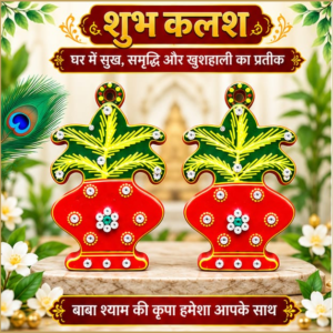 🌿 Shubh Kalash Free Morpankh Shagun Set | शुभ कलश शुभता एवं समृद्धि सजावट ✨