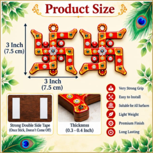 Shubh Swastik Free Morpankh Wall Hanging โ Shyam Special โค๏ธ๐ - Image 4